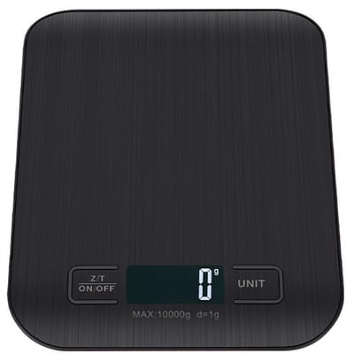 Oplaadbare Digitale Keukenweegschaal - 5kg Precisie Voedselweegschaal met Tarrafunctie en USB-Oplading 10kg/1g