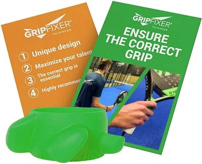 Thijox - Padel Grip Trainer - Padel Training Equipment - Grip Aid voor Links, Ideaal voor Padel Spelers, Versterk Je Grip, Verbeter je Techniek, Duurz
