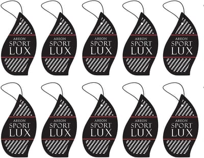 10x Luxe Zilveren Auto Luchtverfrisser Ophangmodel - Langdurige Frisse Geur