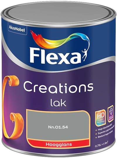 Flexa - Creations Lak Hoogglans - Nn.01.54 - Mengverf - 750 Ml