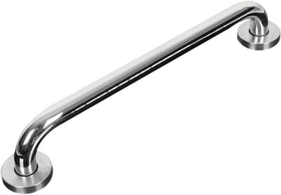 Badkamer handgreep - Douche stang - Valpreventie - Antislip gekarteld oppervlak - 50 cm - Zilver