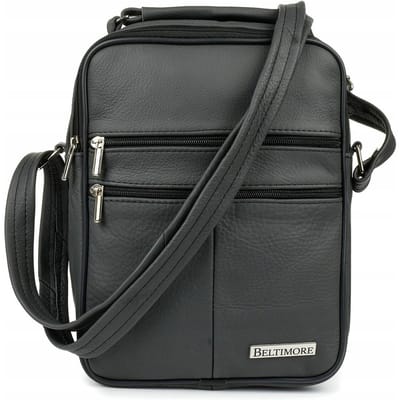 Heren Laptoptas Leer Grijs - Beltimore G68