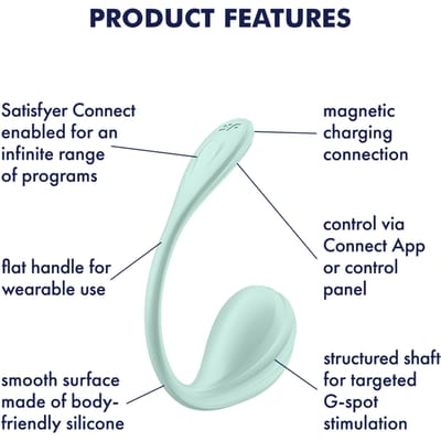 Satisfyer 'Smooth Petal', 11 cm, met app