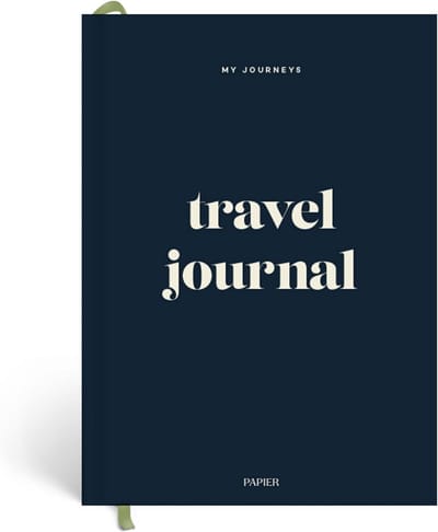 A5 Hardcover Reisdagboek voor Vakanties en Reizen - Planner en Scrapbook