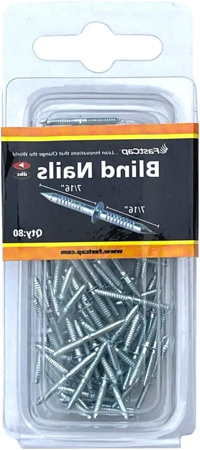 Dubbele Blinde Nagels - Verbindingsnagels - Meubelmontage - Gehard Staal - 80 Stuks - Zilver
