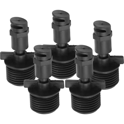 30 stuks G1/2 Buitendraad 180 graden Sproeikop Ventilatortype Sprinklerkop voor Tuinbouw gray