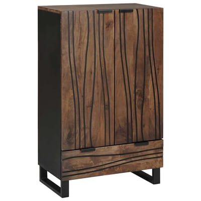 vidaXL - Highboard - Bruin - 60 - x - 33 - x - 100 - cm - massief - mangohout