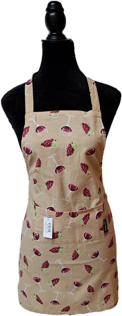 Kinderschort - Wijn - Wine - Druiven - Keukenschort - Cadeau voor kind - Kerst cadeau-Druiven
