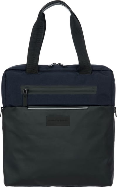 PORSCHE DESIGN Schoudertas Laptoptas met laptopvak Urban Eco Shopper Dark Blue Zwart Blauw