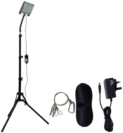 Velmio Gezichtsbruiner - UV Lamp - Zonnebank - LED Zonnebanklamp voor Gezicht en Hals - Compacte Tanning Lamp - Bruiningslamp voor Binnen - Met Tripod - 460 NM - Thuisgebruik - Zelfbruiner