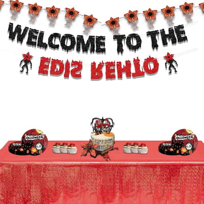 Candala Kerstmis party tafelkleed rood glitter - verjaardag tafelkleden folie plastic herbruikbaar party decoratie voor Stranger oudejaarsavond 2026 Casino Cars Circus Las Vegas Ladybug Valentijnsdag carnaval