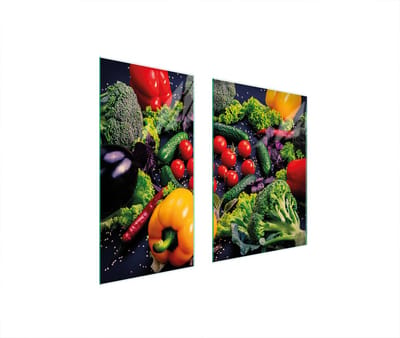 TMK ArtDeko Serie - Snijplank - 75x52 cm - Glas - Veelzijdig Gebruik