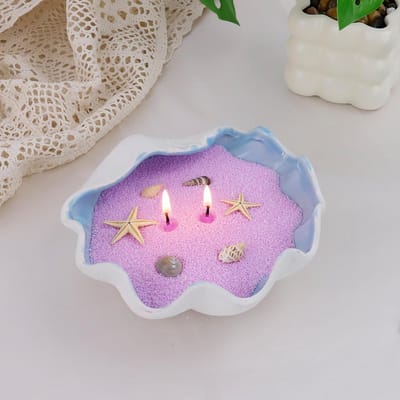 Candle Sand, 900g, Candle Sand with Wick, Candle Wax Granules with 15 Wicks 10cm, Wax Granules for Candles, Sand, Candle Granules for DIY Candle Making, Purple