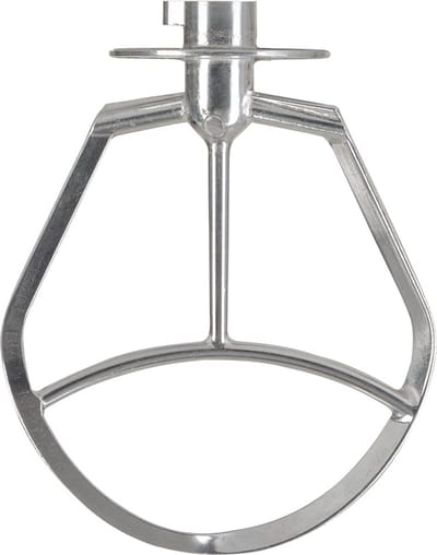 Klarstein Roerhaak Reserveonderdeel Roerelement voor de keukenmachines Bella Pico 2G/Bella Robusta Aluminium-spuitgietwerk zilver