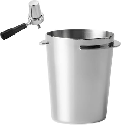 Koffiedoseerbeker - Espressokop Doseerring - Koffie Bereiden - Roestvrij Staal - 51 mm - Zilver