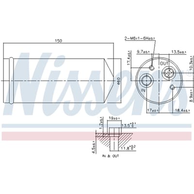 Droger, airconditioningsysteem NISSENS 95141
