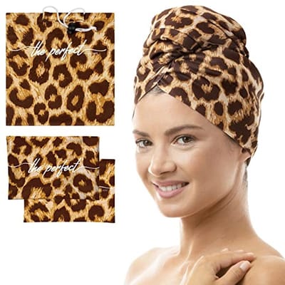 Krullend Haar Microvezel Plopping Handdoek Set - Antikroezende Haarverzorging voor Vrouwen
