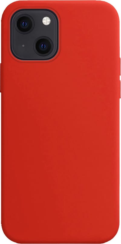Hoes - Geschikt voor Apple iPhone 15 - Sterk & Shockproof - Hoesje Cover - Siliconen Case - Rood