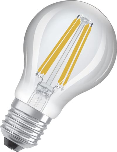 LEDVANCE Spaarlamp, gloeilamp, E27, warm wit (3000K), 7,2 watt, vervangt 100W gloeilamp, zeer efficiënt en energiebesparend, pak van 1