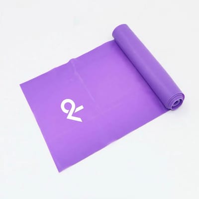 DV - Paars - June Spring - PowerFlex Band - Weerstandsband - Stretchband - Oefenband - Fysio/Yoga/Pilates oefeningen- 150 cm lang - 15cm breed