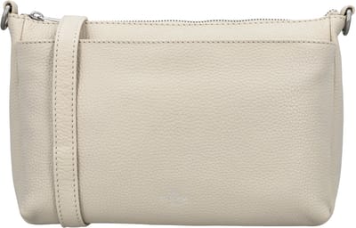 Charm London Washington Schoudertas - Crossbody - Leer - Praktisch - Leren Dames Tas - Crème