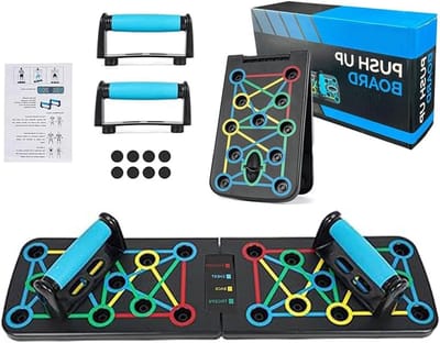 Multifunctionele Push Up Board voor Thuisworkouts - 17-in-1 Vouwbare Fitness Tool voor Effectieve Spiertraining voor Mannen en Vrouwen