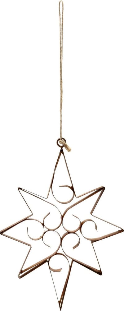PTMD  christmas burn ijzere hanger ster lang open l