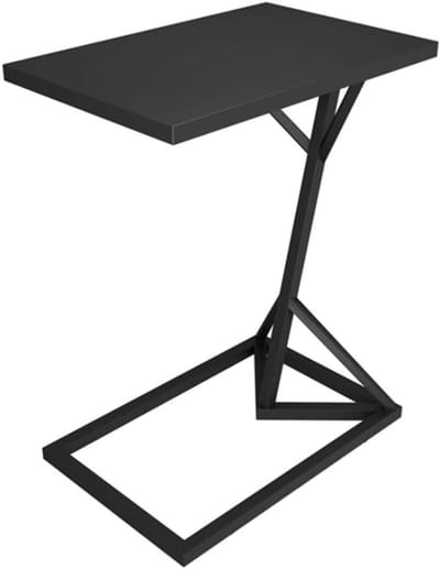 Metal Sofa Table - Bijzettafel C-vorm - Laptop Gebruik - Ruimtebesparend Ontwerp - 45x30x58 cm - Metaal
