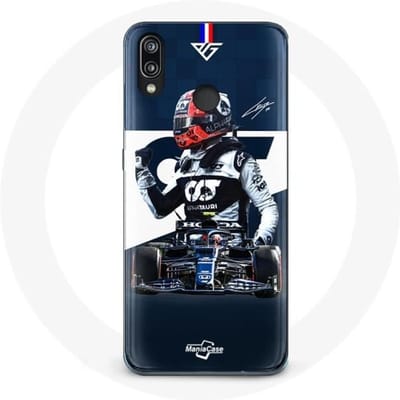 Coque - Huawei - P20 Lite - Formule 1 - Max Verstappen - Souple - Sportif bleu