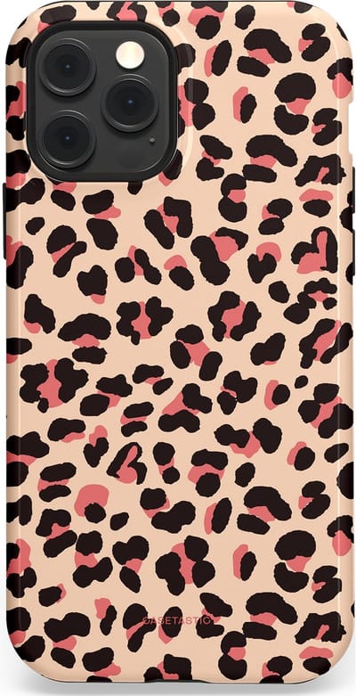 Casetastic Hoesje Geschikt voor Apple iPhone 12/12 Pro Magsafe - Stijlvolle Beschermende Duo-layer Case - Pantermeid
