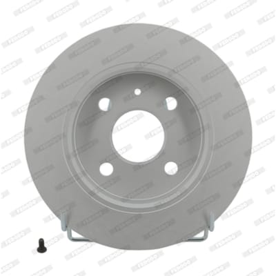 Remschijf FERODO DDF1043C achter, compleet, 2 stuk