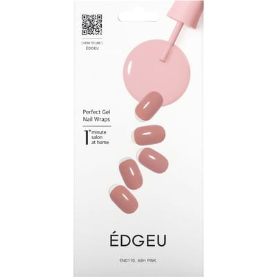 Edgeu, gel parfait pour les ongles, END 110 rose cendré, ensemble de 19 pièces
