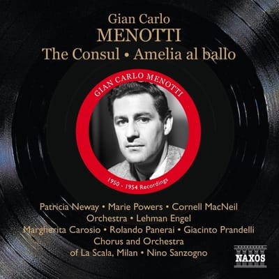 Chorus and Orchestra Of La Scala Milan, Nino Sanzogno - Menotti: The Consul, Amelia Al Ballo (2 CD) (Remastered)