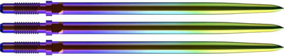 Bull's Convertible Points Smooth Rainbow 40mm