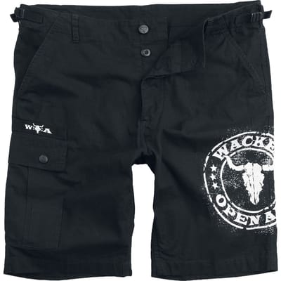 Wacken Open Air Shorts - Wacken - S tot 3XL - voor Mannen - zwart