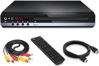 Full HD DVD-speler - Multimedia speler - Thuisbioscoop - 1080P High-definition - Compact ontwerp - Zwart