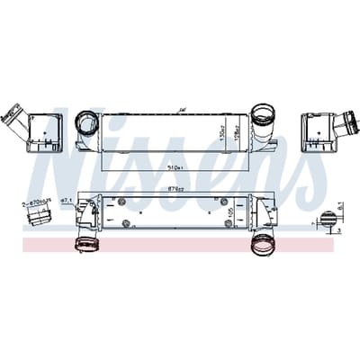 Intercooler NISSENS 96336