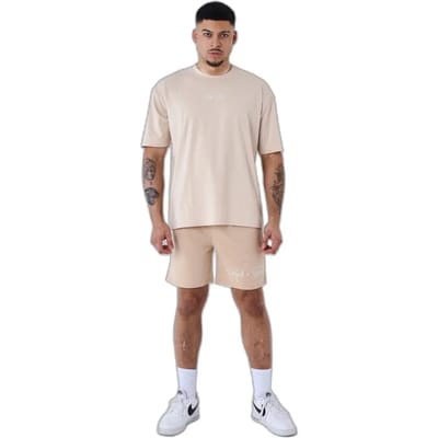 Basic shorts met geborduurd logo Project X Paris