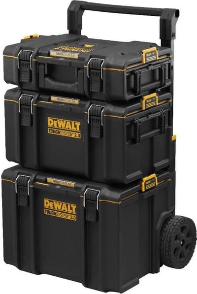 DeWALT ToughSystem 2.0 - Gereedschapskofferset - 3-delig - IP65 Water- en stofdicht - Mobiel