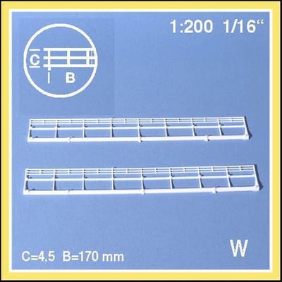Schulcz Maquettebouw Balustrades 1:200 2st wit