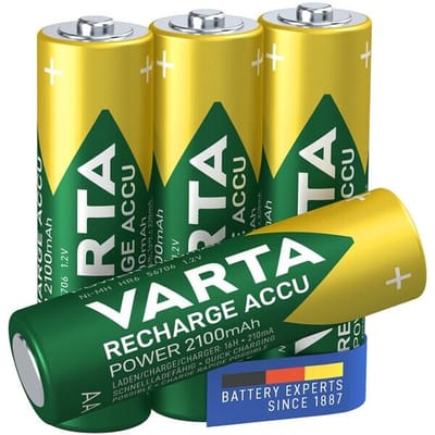 Varta RECH.AC.Power AA2100mAh BLI4 Oplaadbare AA batterij (penlite) NiMH 2100 mAh 1.2 V 4 stuk(s)