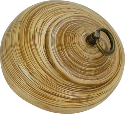 Fine Asianliving Thaise Pot Met Deksel Bamboe 8 inch Handgemaakt in Thailand Naturel