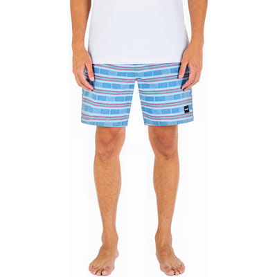 Hurley Jaquard Volley 18 Volley Shorts Sea View Size: L | Shorts Outlet | Heren | Blauw