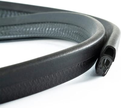 Afdichtingsprofiel Rubber - Randbescherming Tochtstrip - Kofferbak Afdichten - EPDM Schuimrubber Kwaliteit - 50 meter - Zwart