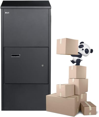Lexium Pakketbox buiten - Brievenbus pakketbox - Pakketbrievenbus - Pakketkast - Bezorgbox - Parcelsafe - Tuin - Bezorging - Veilige pakketbox
