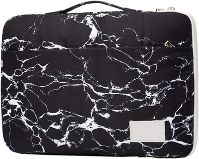 Laptop Tas - Beschermhoes Notebook - Veilig Vervoeren - Marmer Patroon Design - Tot 15.6 inch - A