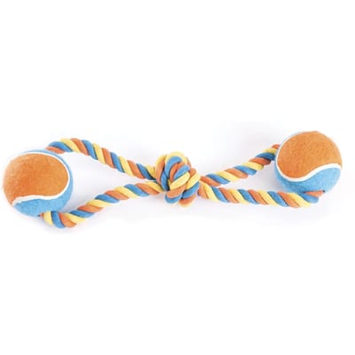 Hondensnoer met 2 tennisballen Martin Sellier