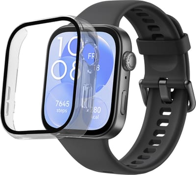 Hoesje voor Huawei Watch Fit 3 - Harde beschermhoes transparant scherm gehard glas