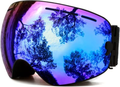Bovista Skibril - Ski Zonnebril - Wintersport - UV-Bescherming - Winddicht - Ski Gadgets - Dames & Heren - Zwart & Blauw