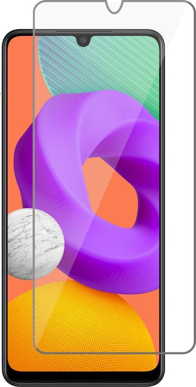 Geschikt voor Samsung M22 Screenprotector - Beschermglas Screen Protector - 1 stuk